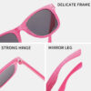 oly-104de54ad880afcf2ffcc725bdf11a6e Wholesale Children's Sunglasses Female Cute Trendyy Anti-Uv Rainbow Color High-End 3-6 Anti-Uv Kidsren's Sunglasses
