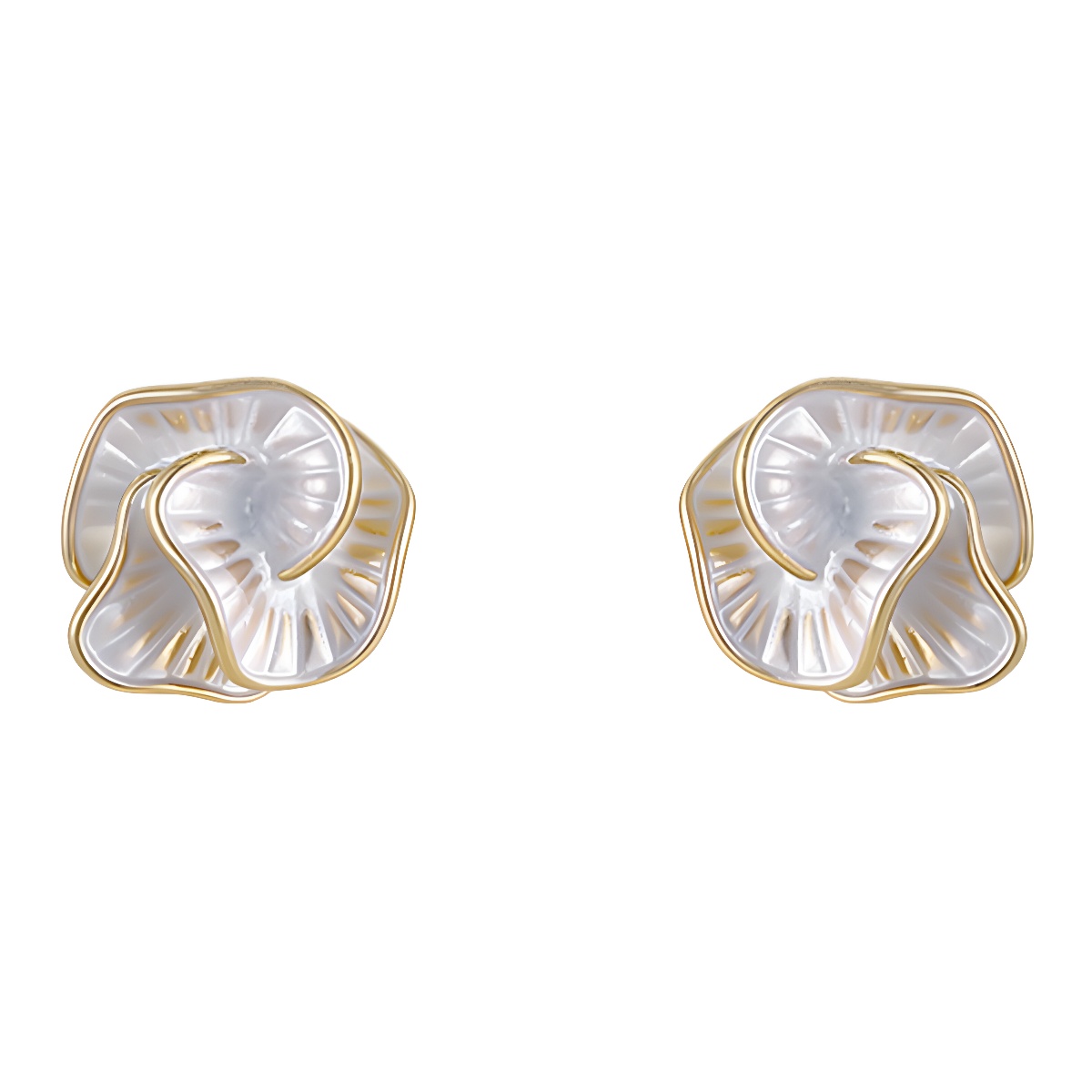 Wholesale S925 Silver Needle Light Luxury Niche Camellia Earrings Women's Trendy Cold Style High-end Fashion French Flower Ear Jewelry