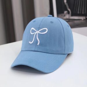 Bow baseball cap-blue