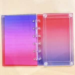 A7-Purple Gradient Small Ben (with inner page and buckle)