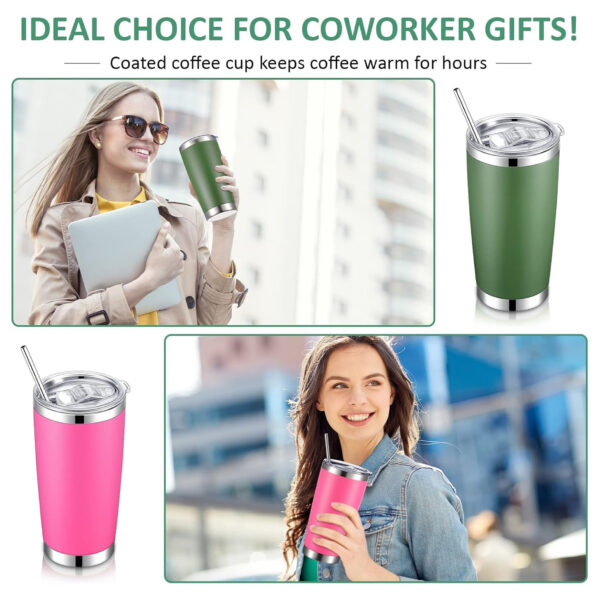 Wholesale  Car Cup Car Large Capacity Ice Cup Double Vacuum Stainless Steel Beer Straw Thermos Cup