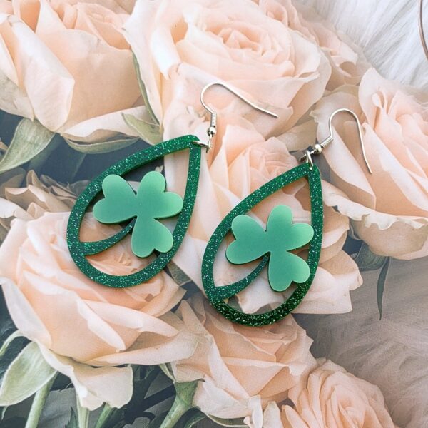 Wholesale Jewelry Acrylic Luminous Carnival Party Earrings