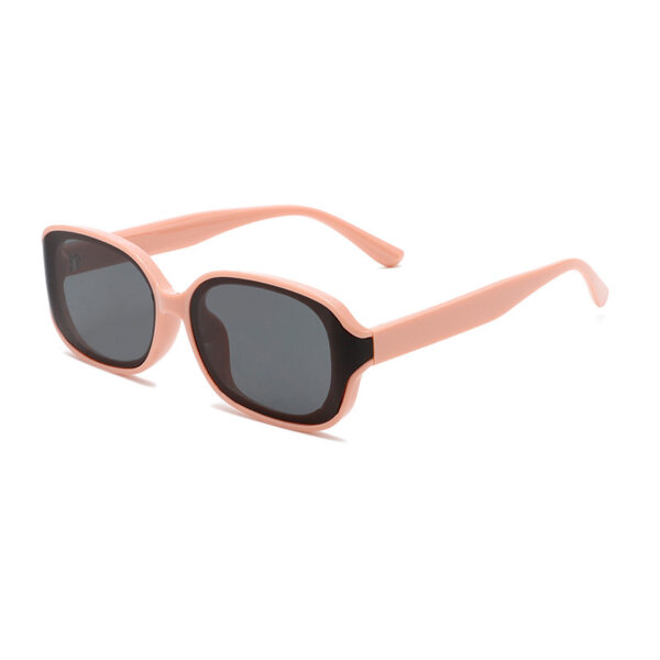 Wholesale Retro Cat's Eye Sunglasses Advanced Sense Curved Surface Big Face Slim Anti-UV Sunglasses Internet Celebrity Same Style Glasses