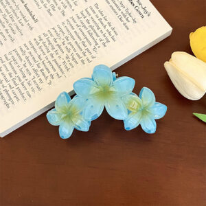 11cm three flowers [blue]