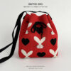 oly-115f4b96cc2185c79c0fe17f05bbfcf3 Wholesale Handbag Women's Japanese and Korean Style Ins Cyber Celebrity Knitted Wool Drawstring Lunch Box Bag Hand Tote Bag Bucket Bag