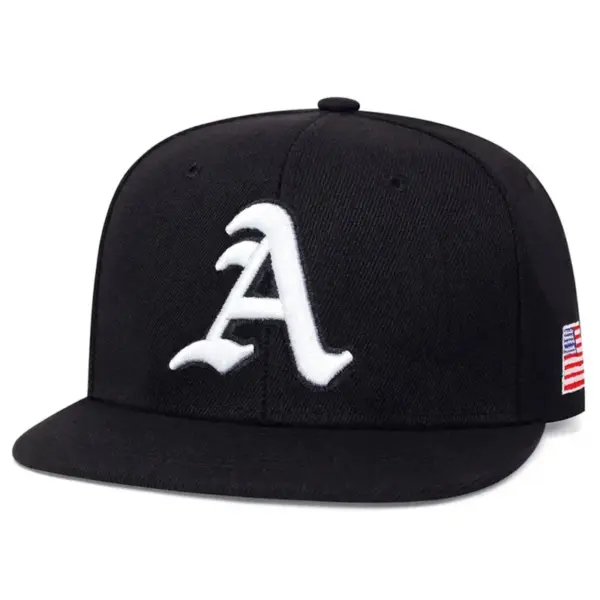 Wholesale Women's Outdoor Hip-Hop Letter Pattern Flat Brim Hat In Polyester With Embroidery, Adult Cap