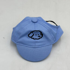 Blue puppy embroidery