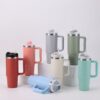 oly-11d16fec98520770ea778779564435de Wholesale 30oz stainless steel car cup handy portable ice cup with handle explosions Valentine's Day vacuum insulation cup