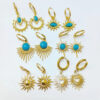 oly-11e69287f6ac88b84e6d7f803d28d953 Wholesale Earrings Stainless Steel 18K Gold Earrings Earrings Semi-precious Stone Series Earrings