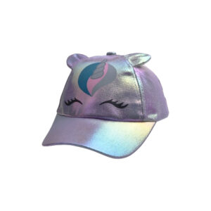 Colorful three-dimensional unicorn-purple / Free size-adjustable (50-54)