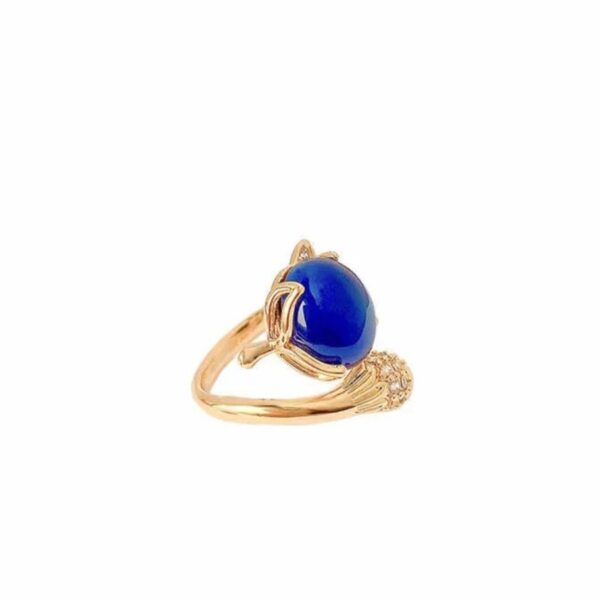Wholesale Temperature-Sensitive Color-Changing Fox Ring for Women  Simple Elegant a Must-Have for Friends on Valentine's Day