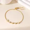Wholesale Adjustable Drawstring Titanium Steel Bracelet Sparkling Zirconia Diamond Light Luxury Unique Personality New Style Jewelry