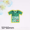 oly-1255a085d937b5d85022e93ec05e0535 Wholesale loose powder cartoon nurse clothes letter bag jewelry acrylic pin cute DIY patch accessories