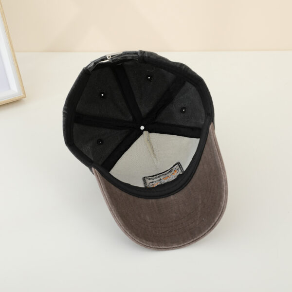 oly-125bb504299379f198a4b41a862209ab Wholesale Dinosaur children's washed baseball cap boys and girls cartoon peaked cap Spring and Autumn sun hat color matching children's hat