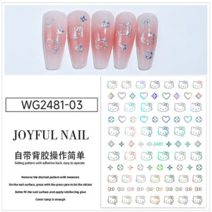 Plain silver kt cat (wg2481-03)