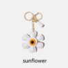 oly-1269e4f0e3f26492c11ce7c3b9012f79 Wholesale Sunflower Cute Cartoon Keychain Personality Ins Bag Pendant Key Chain Hanging Enamel Creative Gift