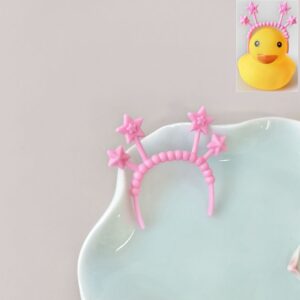 Five-pointed star hairband pink 1