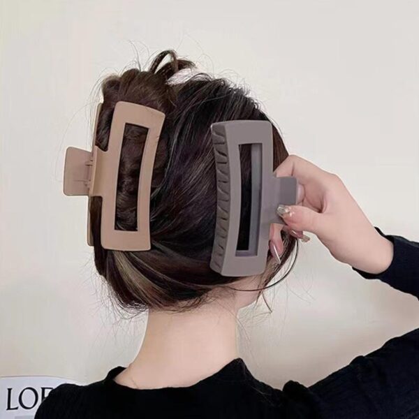 Wholesale Hairpin Back of Head Grabber Square Frosted Large Hairpin Female Hairpin Clip