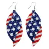 oly-12efd4fa4489077ed205cc54a1e4438c Wholesale Unisex American Flag Acrylic Drop Earrings, Perfect For Independence Day Celebrations