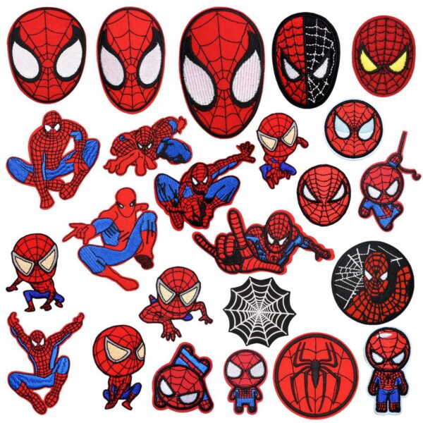 oly-12f1af141021afd9e92cc07aaa67669d Wholesale Spider-Man Cartoon Embroidery Children's Patch Clothing Clothes Jeans Decoration Hole Cloth Sticker