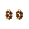 oly-130b751f9741e464518b364c7bd9aeda Wholesale brown Crystal Ring Ear Buckle Female Style Light Luxury Earrings Internet Celebrity Explosions High-end Ear Accessories for Women