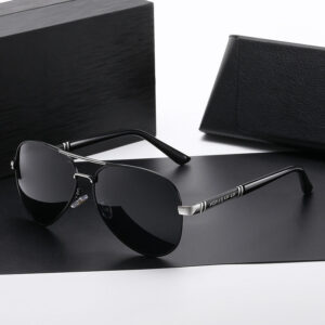 Black frame silver beam black gray piece