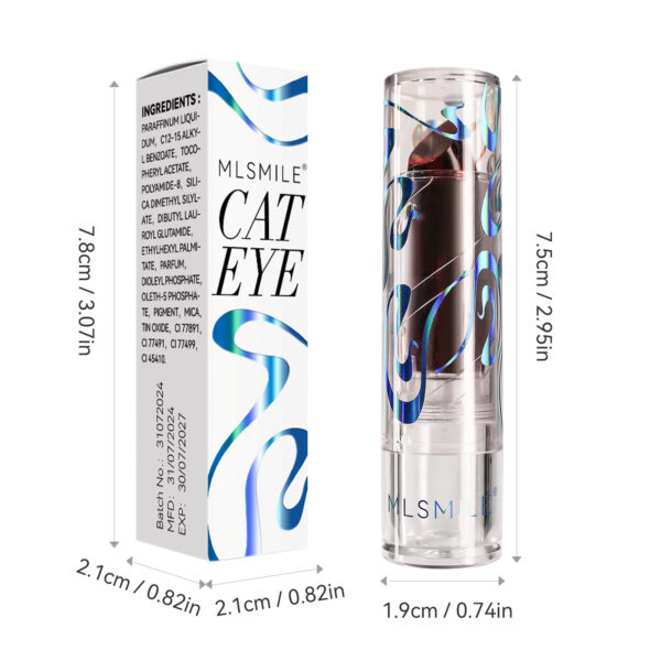 oly-136d89ca7de46d5e646a03f856b053b6 Wholesale cat's eye temperature-sensitive discoloration lipstick pearlescent fine flash non-fading non-stick cup color moisturizing and moisturizing jelly lipstick
