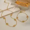 Wholesale Hypoallergenic Teeth Necklace For Women With 18K Real Gold Plated 304 Stainless Steel And PVD Coated Handmade Chain