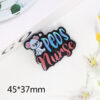 oly-139264860446bbd581ed3bfe3c3a90db Wholesale loose powder cartoon letter rainbow love drink jewelry acrylic pin DIY patch accessories