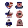 Wholesale American Flag Hair Claws For Women In Acrylic, Perfect Hairpin Accessory For Independence Day And Spring