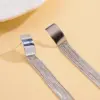 Wholesale Geometric Tassel Drop Earrings For Women In White K Plated Copper With UV Plating And 0.03µm Thickness