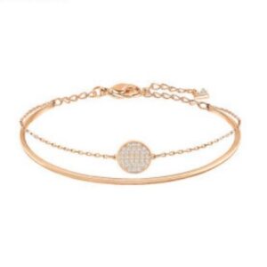 Racket rose gold bracelet