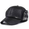 Wholesale Winter Elderly Cold-Proof and Warm Baseball Cap, Winter Men's Fleece-Lined Hat, Windproof Ear-Protecting Cycling Dad Hat