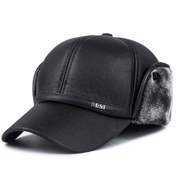Wholesale Winter Elderly Cold-Proof and Warm Baseball Cap, Winter Men's Fleece-Lined Hat, Windproof Ear-Protecting Cycling Dad Hat