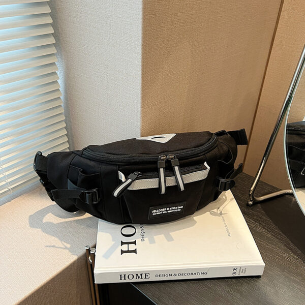oly-140db2824259069d6e65f40f8db4f57c Wholesale Chest Bag Men's Japanese Harajuku Tooling Style Sports Crossbody Bag Fashionable Brand Large Capacity All-match Student Riding Waist Bag