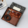 Wholesale  Advanced Gift Box Gift Men's Belt Summer Sunglasses Fashion Wallet Practical Father's Day suit