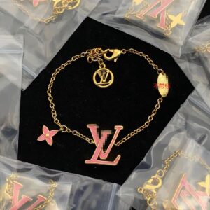 Wholesale Copper powder enamel L-shaped bracelet, white enamel necklace