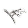 Wholesale Niche personalized hairpin exaggerated headwear women's large shark clip back head clip tassel chain hair accessories