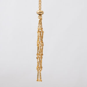 Ginunder 1.0*12.5 / Gold small s (3-layer necklace 45+5cm)