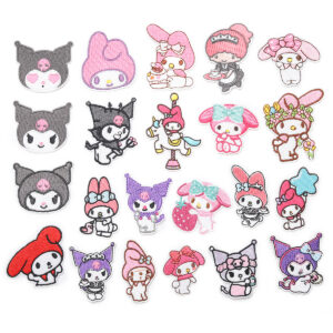 Wholesale super cute pink bunny cloth patch patch DIY patches OLY Exclusive