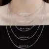 Wholesale Handmade Geometric Necklace For Women With 925 Sterling Silver Box Chain