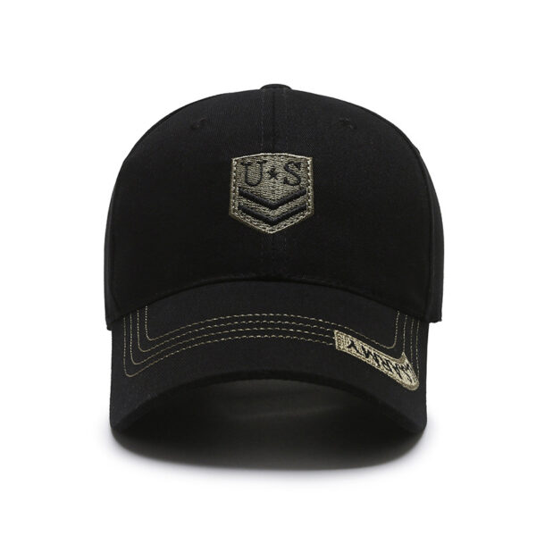 Wholesale Spring and Summer Camouflage Korean Baseball Caps for Men, Outdoor Sports Peaked Caps, Embroidered Hats for Women
