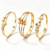 oly-14e7a6c5e459a72604118c594a24aefb Wholesale Stainless steel electroplated gold beads, non-fading jewelry, titanium steel bracelet