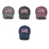 Wholesale Women's Classic Style American Flag Embroidery Curved Eaves Baseball Cap