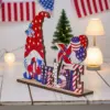 Wholesale Creative DIY Wooden Ornaments Independence Day Decoration Desktop Ornaments American Flag Halloween Party Supplies
