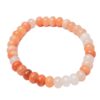 Wholesale jewelry 6mm natural stone abacus beads bracelet women fashion jade crystal agate single ring bracelet