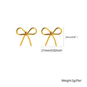 Gold bow
