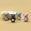 oly-157430f74bd7a06600bcd9093413712e Wholesale 3D three-dimensional silicone beads loose beads baby animal koala tooth glue anti-drop chain accessories beaded in stock