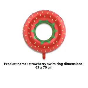 Strawberry Swim Ring