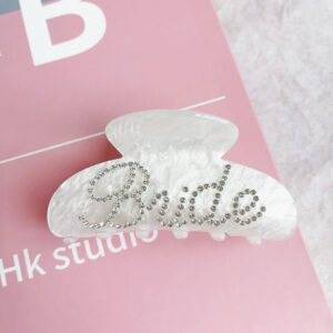 White bride-single-sided point diamond